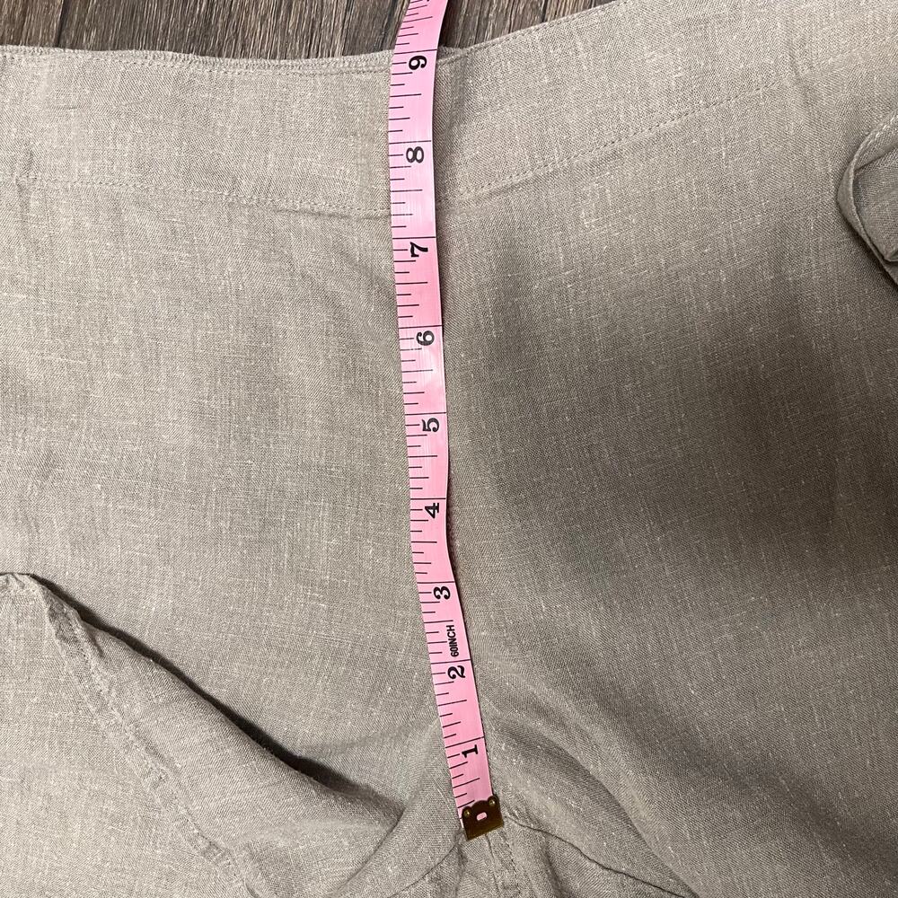 Patagonia Garden Island Short XS Beige Linen Hemp Tie Waist Coastal Summer Beach - Picture 9 of 11